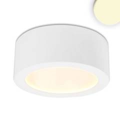LED Aufbauleuchte rund LUNA 8W, wei�, indirekt, warmwei�, 2700K, A, CRI:80, 300lm