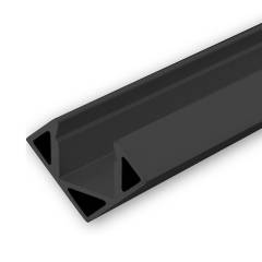 ISOLED LED-Eckprofil CORNER11 Schwarz eloxiert, 200cm, F�r max. 11mm LED-Streifen