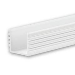 ISOLED LED-Aufbauprofil SURF12 BORDERLESS Wei�, 200cm, F�r max. 12mm LED-Streifen