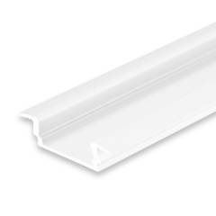 ISOLED LED-Einbauprofil DIVE12 FLAT Wei�, 200cm, F�r max. 12mm LED-Streifen