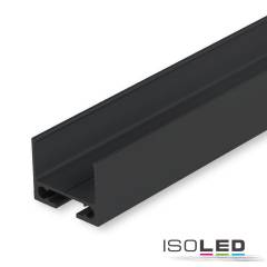 ISOLED Kabelschleuse Tunnel f�r Profile, schwarz eloxiert RAL 9005, 200cm