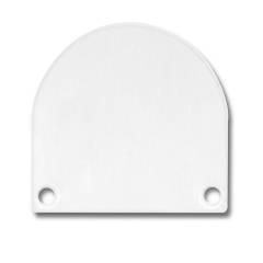 ISOLED Endkappe Alu wei� f�r SURF/DIVE20 FLAT mit COVER13 2 STK inkl. Schraube