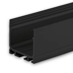 ISOLED LED-Aufbauprofil SURF20 schwarz, 200cm, f�r max. 20mm LED-Streifen