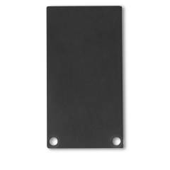 ISOLED Endkappe Alu schwarz f�r SURF/DIVE20 mit COVER12 2 STK inkl. Schrauben
