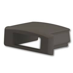 ISOLED Endkappe EC2B schwarz f�r SURF12 FLAT mit Kabeldurchf�hrung, 1 STK