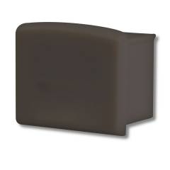 ISOLED Endkappe EC10B schwarz f�r Profil SURF12 BORDERLESS, 1 STK