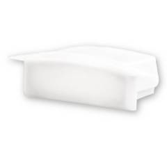 ISOLED Endkappe EC25W wei� f�r Profil DIVE12 FLAT, 1 STK
