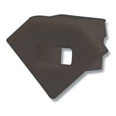 ISOLED Endkappe EC42B schwarz f�r CORNER11 mit Kabeldurchf�hrung, 1 STK