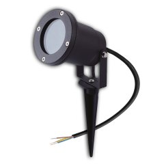 Erdspie�strahler mit GU10 Sockel, Au�enleuchte IP65, schwarz