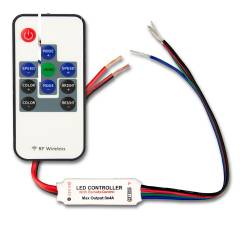 LED Strip Mini RGB Funk-Controller, 3x2A, 12-24V DC