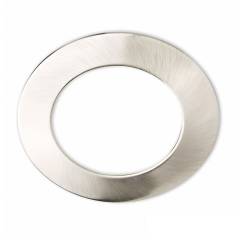 Cover Aluminium rund chrom matt f�r Einbaustrahler Sys-90