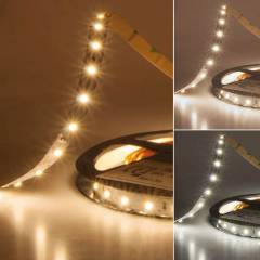 ISOLED LED Stripe 24V SIL 2,4W, einfarbig, IP20, 10m, 60 LED/m