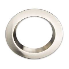 Cover Aluminium rund chrom matt r�ckversetzt f�r Einbaustrahler Sys-90