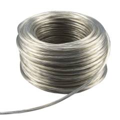 Kabel, 3x0,75qmm, transparente PVC Ummantelung, 1 Rolle = 50m