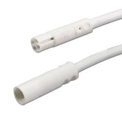 Mini-Plug RGB Verl�ngerung male-female, 1m, 4-polig, wei�, max. 24V/6A