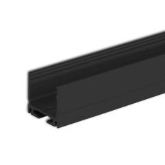 ISOLED LED-Aufbauprofil SURF16 Schwarz, 200cm, F�r max. 16mm LED-Streifen