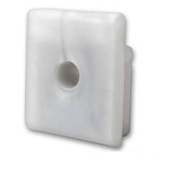 ISOLED Endkappe EC 57 Silikon f�r Profil SURF16 , 1 STK, mit Kabeldurchf�hrung