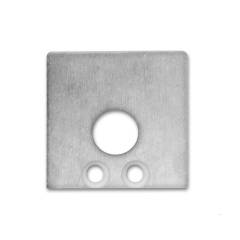 ISOLED Endkappe Aluminium f�r Profil SURF16 mit Kabeldurchf�hrung 2 STK inkl. Schrauben