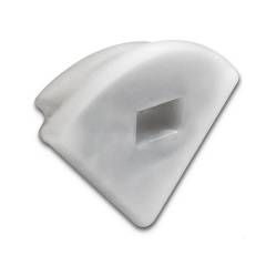 ISOLED Endkappe EC 68 Silikon f�r Profil CORNER9 mit Kabeldurchf�hrung, 1 STK