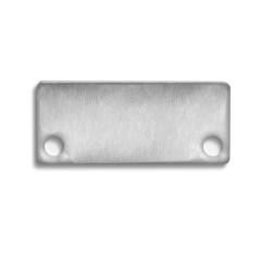 ISOLED Endkappe f�r Profil IL-ALU20, Aufbau, Alu eloxiert