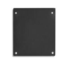 ISOLED Endkappe E69 Alu schwarz f�r LAMP30, 2 STK, inkl. Schrauben