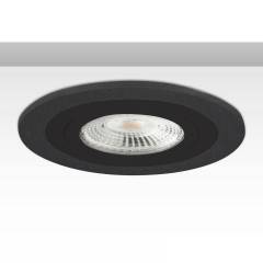 ISOLED Einbaurahmen f. Downlight Kombi f�r GU10/MR16, schwarz und schwarz