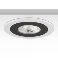 ISOLED Einbaurahmen f. Downlight Kombi f�r GU10/MR16, wei� und schwarz