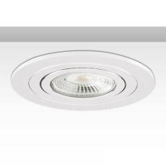 ISOLED Einbaurahmen f. Downlight Kombi f�r GU10/MR16, wei� und Alu wei�