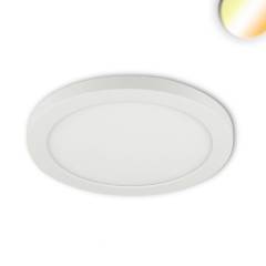 LED Aufbau/Einbauleuchte SLIM FLEX, 18W, Rahmen wei�, Colorswitch 3000/3500/4000K, 120�, Lochausschn