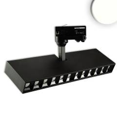 3-PH Raster-Schienen-Strahler, 35W, 3000lm, 45�, 4000K neutralweiss, schwarz matt
