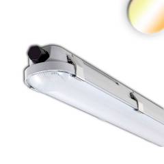LED Feuchtraumwannenleuchte 120cm IP65, Powerswitch 25-40W, Colorswitch, PVC