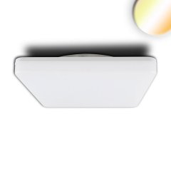 LED Au�en Wand-/Deckenleuchte inkl. HF-Bewegungsmelder 24W, wei�, eckig, IP54, ColorSwitch 3000/4000