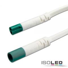 Mini-Plug Verl�ngerung male-female, 3m, 2x0.75, wei�-gr�n, max. 48V