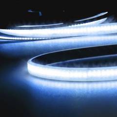 ISOLED 48V LED Stripe Linear CRI90+, 8W/m, AQUA IP68, blau, 30m