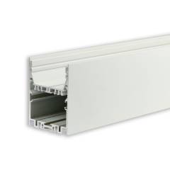 ISOLED LED-Leuchtenprofil LAMP40 Wei�, 200cm, F�r max. 40mm LED-Streifen