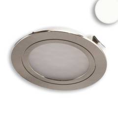 LED M�beleinbaustrahler MiniAMP Alu silber, 2W, 24V DC neutralwei� 4000K, dimmbar
