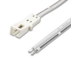 ISOLED MiniAMP Anschlussbuchse Female, ein Ende offen, 100cm, 2-Polig, Wei�
