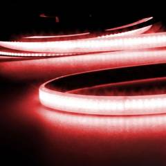 ISOLED 48V LED Stripe Linear CRI90+, 8W/m, AQUA IP68, rot, 5m