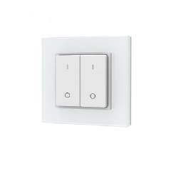 Sys-Pro SingleColor 2 Zonen Aufputz-Tast-Fernbedienung mit Batterie