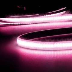 ISOLED 48V LED Stripe Linear CRI90+, 8W/m, AQUA IP68, pink, 5m