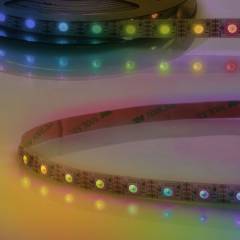 LED Stripe DIGITAL SPI WS2815 12V, RGB, dynamische Lichteffekte, 8W/m, IP20