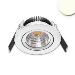 MiniAMP dimmbare LED Einbauleuchte SYS68, Alu silber, 5W, 24V, 2700K, schwenkbar