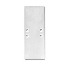 Endkappe EC66 Aluminium silber f�r Profil 2SIDE, 2 STK, inkl. Schrauben