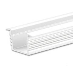 LED Einbauprofil DIVE12 Aluminium wei� RAL 9010, 200cm
