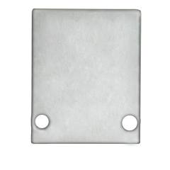 Endkappe EC89 Aluminium eloxiert f�r Profil HIDE SINGLE inkl. Schrauben