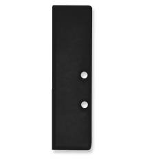 Endkappe EC94 Aluminium schwarz RAL 9005 f�r Profil HIDE BOTTOM inkl. Schrauben