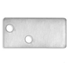 Endkappe EC95 Aluminium eloxiert f�r Profil FURNIT6 D inkl. Schrauben