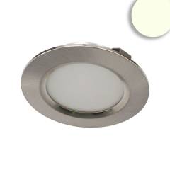 ISOLED MiniAMP M�beleinbaustrahler Silber, LED 3W, 24V, wei�dynamisch, dimmbar, steckerfertig