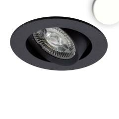 LED Einbauleuchte Slim68 MiniAMP schwarz, 8W, 24V DC, neutralwei�, schwenkbar, dimmbar
