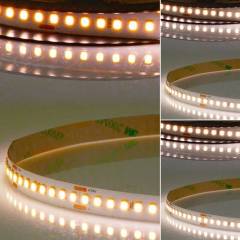 ISOLED LED Stripe High-Bright 5m HEQ 1650lm/W, 24V, 12W/m, IP20, einfarbig, hocheffizient